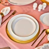 Karaca Red Carpet Collection Fine Pearl Extra Wilderness 55 Parça 12 Kişilik Yemek Takımı Gold