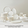 Karaca Red Carpet Collection Fine Pearl Extra Wilderness 55 Parça 12 Kişilik Yemek Takımı Gold