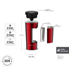 Karaca Sheeny Çelik Sızdırmaz Termos Kırmızı 450 ml