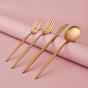 Apricot Faro Matte Gold 24 Parça 6 Kişilik Çatal Kaşık Bıçak Kutulu