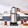 Homend Smart Royaltea Plus 1781H 2 in 1 Wifi Otomatik Çay ve Türk Kahve Makinesi Inox 