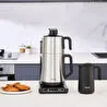 Homend Smart Royaltea Plus 1781H 2 in 1 Wifi Otomatik Çay ve Türk Kahve Makinesi Inox 