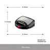 Homend Toastbuster 1325H Çıkarılabilir Tost Plakalı Waffle Makinesi