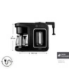 Karaca Hatır Plus Barista 6 in 1 Latte Cappuccino ve Közde Türk Kahve Makinesi Black Silver