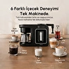 Karaca Hatır Plus Barista 6 in 1 Latte Cappuccino ve Közde Türk Kahve Makinesi Black Silver