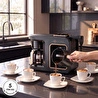 Karaca Hatır Plus Barista 6 in 1 Latte Cappuccino ve Közde Türk Kahve Makinesi Black Copper