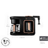 Karaca Hatır Plus Barista 6 in 1 Latte Cappuccino ve Közde Türk Kahve Makinesi Black Copper