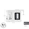 Karaca Hatır Plus Barista 6 in 1 Latte Cappuccino ve Közde Türk Kahve Makinesi Matte White