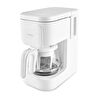 Karaca Just Coffee Aroma 2 In 1 Filtre Kahve ve Çay Demleme Makinesi Matte White