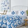Karaca Home Neos %100 Pamuk King Size Nevresim Takımı Mavi