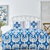 Karaca Home Neos %100 Pamuk King Size Nevresim Takımı Mavi