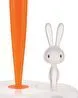 ALESSI BUNNY&CARROT HAVLU TUTUCU 20X16X34 BEYAZ UK