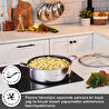 Karaca Plasma Steel 3Ply İndüksiyon Tabanlı Çelik Pilav/Karnıyarık Tencere 30 Cm
