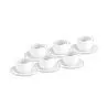 Karaca Adile 6 Kişilik Double kahve Fincan Takımı 130 ml