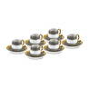 Karaca Suadiye 6 Kişilik Kahve Fincan Takımı 90 ml