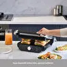 Homend Grilliant 1366H Inox Gövdeli Çıkarılabilir Döküm Plakalı Tost ve Izgara Makinesi