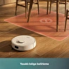 Homend Alex Laser 1291H Moplu ve Haritalamalı Akıllı 5 Kpa Robot Süpürge Beyaz