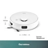 Homend Alex Laser 1291H Moplu ve Haritalamalı Akıllı 5 Kpa Robot Süpürge Beyaz