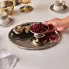 Karaca Home Fiora Kahve İkram ve Sunum Tepsisi Silver