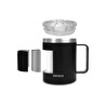 Karaca Thermal Çelik Mug 350 ml Siyah