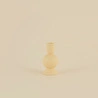 Karaca Home Enna Şamdan Bej 6,5x6,5x13 cm