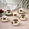 Karaca Asuman 6 Kişilik Kahve Fincan Takımı 80 ml