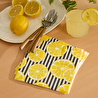 Karaca Home Bellis Limon 20li Desenli Kağıt Peçete 33x33 Cm Siyah Beyaz