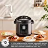 Karaca Cooker Elektrikli Düdüklü Basınçlı Pişirici Matte Black 6L