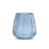 Karaca Home Boris Cam Vazo Mavi 18x18x25 cm
