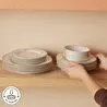Karaca Forever Bone New Fly 24 Parça 6 Kişilik Yemek Takımı