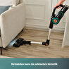 Homend Dustrider 1264H Şarjlı Turbo Başlıklı Dikey Süpürge Siyah