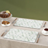 Karaca Home Petra Patterned Amerikan Servisi 2'li Set Yeşil