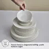 Karaca Forever Bone Fordelia 24 Parça 6 Kişilik Yemek Takımı