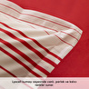 Karaca Home Cool Stripe Çift Kişilik Nevresim Takımı Kırmızı