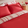 Karaca Home Cool Stripe Çift Kişilik Nevresim Takımı Kırmızı