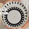 Karaca Stream Bone Kore Plus 24 Parça 6 Kişilik Yemek Takımı
