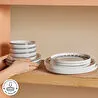 Karaca Stream Bone Kore Plus 24 Parça 6 Kişilik Yemek Takımı
