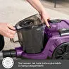 Karaca Vantuz Action Force X10 2 Lt Toz Torbasız Hazneli Elektrikli Süpürge Royal Purple 899 W