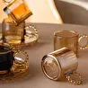 Emsan Muhabbet Amber 6'lı Cam Kahve Fincanı 100 ml