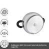 Karaca Powersteel 316+ Fuji İndüksiyon Tabanlı 8 Parça Çelik Tencere Seti