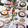 Baci Milano Dolce Vita Çok Renkli Yemek Tabağı 27 Cm