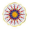 Baci Milano Dolce Vita Güneş Desenli Tatlı Tabağı 21 Cm