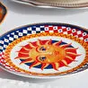 Baci Milano Dolce Vita Çok Renkli Güneş Desenli Servis Tabağı 16 Cm