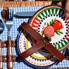 Baci Milano Dolce Vita Nar Desenli Servis Tabağı 16 Cm