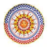 Baci Milano Dolce Vita Güneş Desenli Servis Tabağı 32 Cm