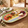 Baci Milano Dolce Vita Oval Tepsi 32 cm Porselen