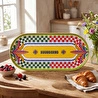 Baci Milano Dolce Vita Oval Tepsi 32 cm Porselen