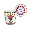 Baci Milano Dolce Vita Palm Kapaklı Espresso Fincanı 7 cm Porselen