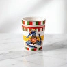 Baci Milano Dolce Vita Trinacria Kapaklı Espresso Fincanı 7 cm Porselen