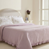 Karaca Home Luka %100 Pamuk Fırfırlı Müslin Çift Kişilik Nevresim Takımı Lila